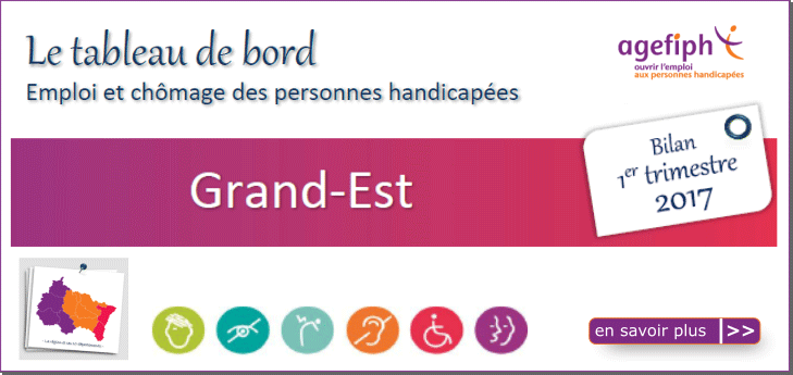 Tableau de bord emploi et ch�mage des personnes handicap�es 2017