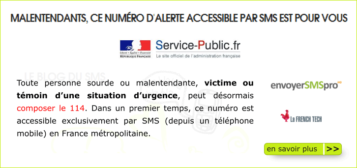 114 : le num�ro d'urgence par SMS pour les malentendants