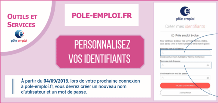 Nouvelle authentification des demandeurs d'emploi et des candidats sur pole emploi !