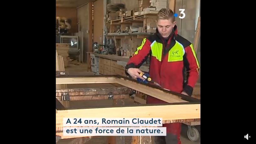 Video France 3 : T�moignage : handicap� apr�s un accident de la route, Romain Claudet met son �nergie � cr�er des emplois