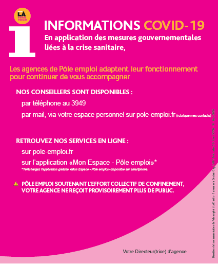 P�le emploi face � la crise sanitaire : les r�ponses � toutes vos questions