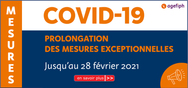 Prolongation des aides exceptionnelles de l'Agefiph jusqu'au 28 f�vrier 2021