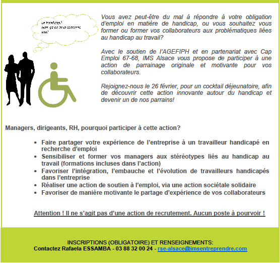 Un parrainage pour lutter contre les st�r�otypes avec Action et Comp�tence