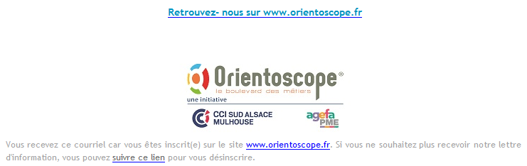 Lettre d'information - Orientoscope mars 2014