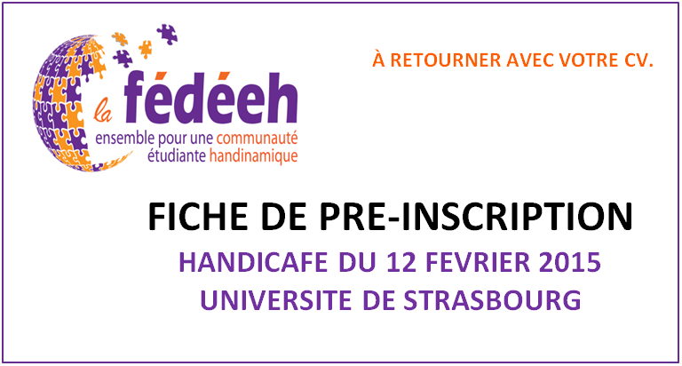 Handicaf�, le 12 f�vrier 2015 � Strasbourg