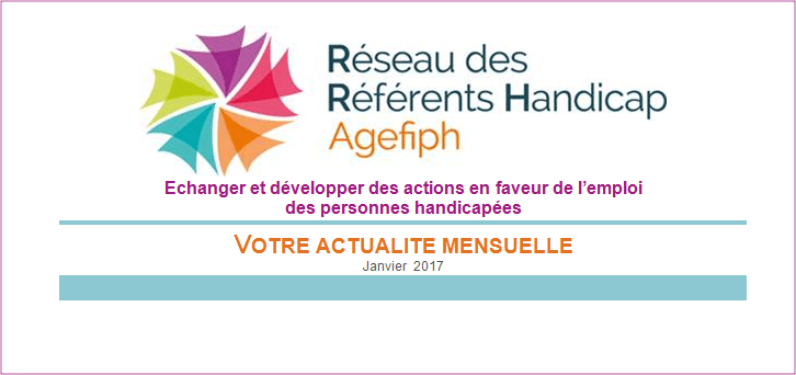 Actualit�s du R�seau Janvier 2017